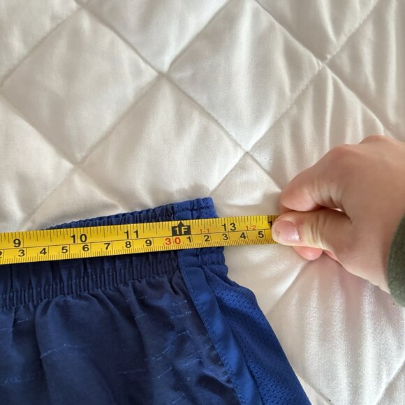 Nike Womens Dri-Fit Running Shorts Womens Size Small Blue Drawstring Liner - Picture 4 of 8